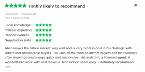 incline village real estate agent reviews