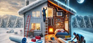 Winterizing mountain cabin